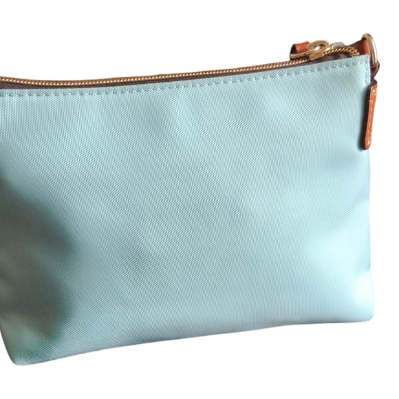 Dooney & Bourke Light Blue and Brown Crossbody Bag - Picture 9 of 10